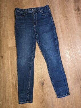 American Eagle High-Waisted Skinny Stretch Jeans - Size 10